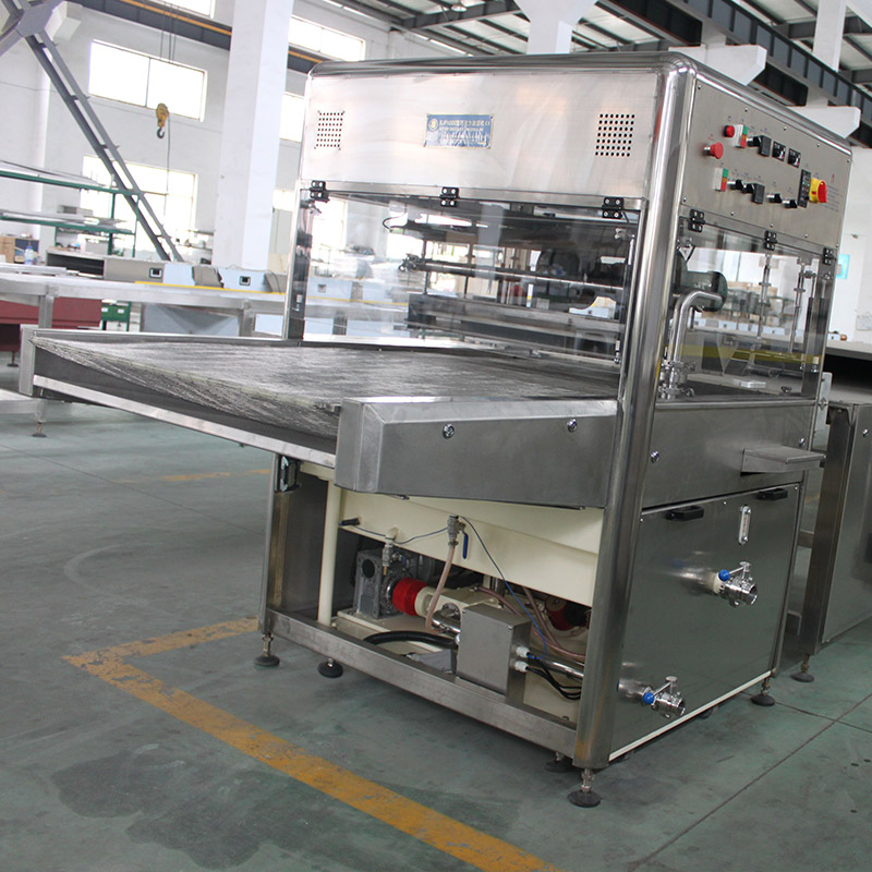 SJP Series Industriell Choklad Enrobing Line Choklad Coating Machinery Utrustning