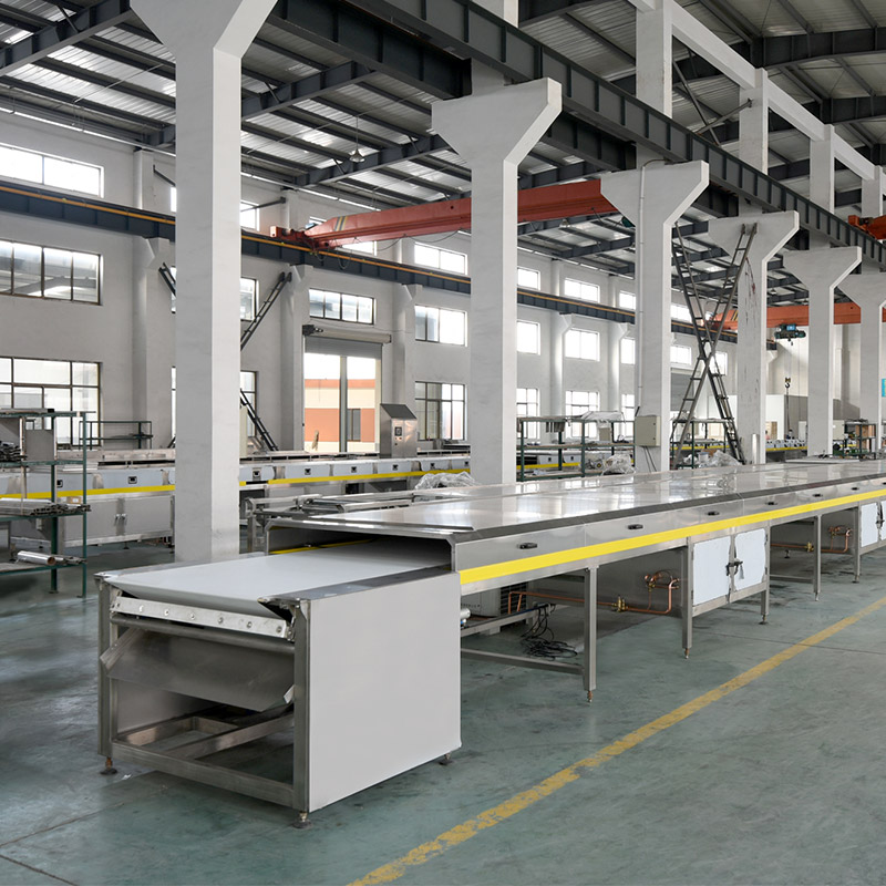 SJP Series Industriell Choklad Enrobing Line Choklad Coating Machinery Utrustning